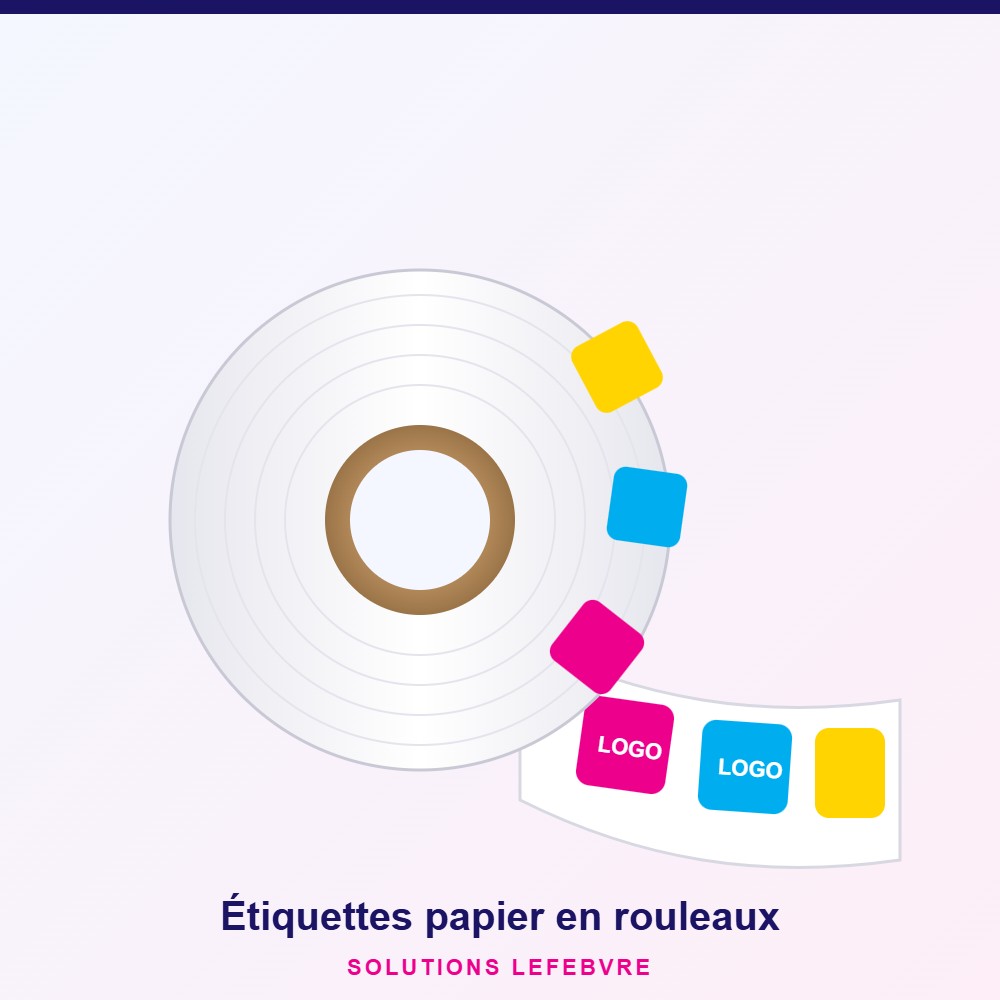 Étiquettes en rouleaux